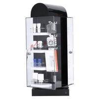 Présentoir de cigarette acrylique rotatif Vitrine acrylique lumineuse de bureau pour magasin de fumée