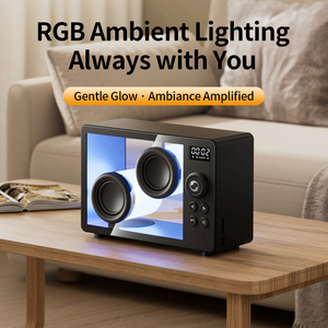 <span class=keywords><strong>2025</strong></span> mới đến di động không dây bluetooth Loa RGB Máy tính để bàn loa nhỏ cầm tay sáng tạo trong suốt Bluetooth loa - Product Image 3