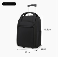 Sac de voyage à roulettes portable unisexe 2026 en tissu Oxford imperméable, avec poignée télescopique, ultra-léger, anti-choc et roulettes fixes