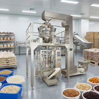 Verticale FFS gemengde noten, gedroogd fruit, stikstof, maïs, bakkerij, aardappelchips verpakkingsmachine, multihead weger verpakkingsmachine