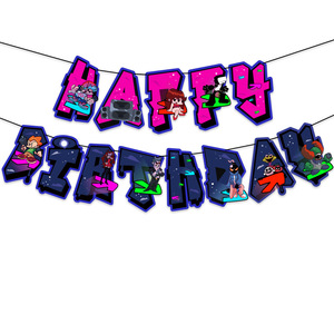 ป้ายตกแต่งงานเลี้ยงวันเกิดคืนวันศุกร์ ลูกโป่งลาเท็กซ์ ที่เสียบเค้ก อุปกรณ์จัดงานวันเกิดสำหรับเด็ก อุปกรณ์จัดงานปาร์ตี้ฟังกิ้น ลูกโป่งสำหรับงานอีเว้นท์ - Product Image 6