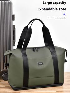 Sac de voyage de sport personnalisé en gros, grande capacité, séparation humide/sec, extensible, sac de week-end à main pour les courts séjours de remise en forme - Product Image 6