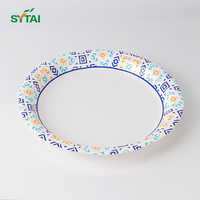 Assiettes en papier personnalisées biodégradables jetables de 6 7 8 9 10 pouces