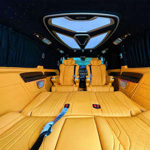 ชุดอัพเกรดภายในรถหนังหรูหราพร้อมคอนโซลควบคุมสำหรับ <span class=keywords><strong>Mercedes</strong></span>-Benz Vento ALPHARD V-Class W447 W639 W638 - Product Image 6