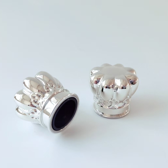 Popular Elegant Luxury Crown Sliver Custom Luxury Fragrance Cap Perfume Cover Perfume Bottle Lid Perfume Cap