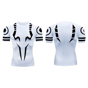 XIANGYU Camisetas Deportivas Ligeras y Transpirables de Verano para Hombre, Camisetas de Manga Corta con Estampado Gráfico Personalizado, Impresión <span class=keywords><strong>Digital</strong></span> en Poliéster - Product Image 4