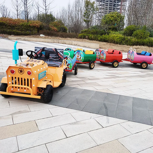 Tren Eléctrico Infantil sin Rieles con Forma de Barril de Petróleo, con Luces LED y Música para Parques de Atracciones, Centros Comerciales y Áreas de Juego al Aire Libre - Product Image 3