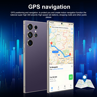Smartphone Original S25 Ultra+ 5G Android 14 Grand Écran 12 Go de RAM + 512 Go de Stockage Processeur Déca-Core Caméra Arrière 108 MP LTE CDMA