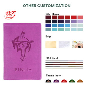 Impression d'usine de haute qualité la Bible sainte rose nouvelle Bible <span class=keywords><strong>King</strong></span> James Version pour les femmes étude livre de Bible - Product Image 5