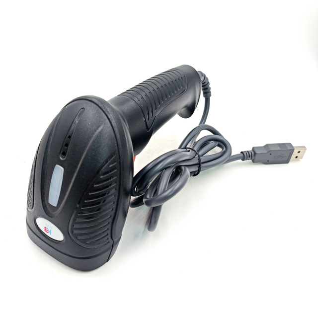 Handheld 1D Wired USB Laser Barcode Scanner Supermarket Reader Barcode Gun-in Stock