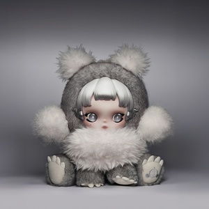 100% Original POP MART SKULLPANDA Bear Rebel 30cm, Figura Coleccionable de Vinilo Limitada, Juguete Artístico de Peluche, Lindo y Adorable para Regalo o Colección - Product Image 2