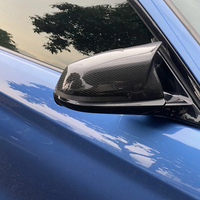 Coque de rétroviseur latéral en fibre de carbone style corne de taureau F30 pour BMW F20 F22 F23 F30 F32 F33 F36 – Remplacement du boîtier