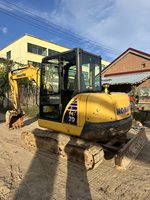 Mini-excavatrice sur chenilles hydraulique Komatsu PC70 d'occasion, machine d'origine japonaise de haute qualité, très demandée