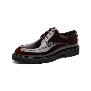 Mocasines con cordones de verano para hombre, zapatos de cuero de estilo británico, punta redonda, informales, de negocios, cómodos, duraderos, elegantes - Product Image 1