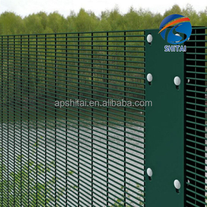 Chất lượng cao PVC tráng 358 lưới hàng rào phòng chống rỉ sét hàng rào an ninh cao tùy chỉnh thực hiện mạ kẽm rõ ràng VU hàng rào <span class=keywords><strong>Durban</strong></span> - Product Image 6