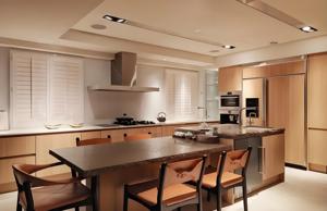 Armarios de cocina Armarios duraderos con grandes espacios de almacenamiento Acabado de línea limpia Armarios de cocina modernos - Product Image 5