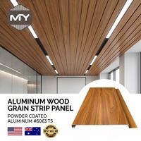 Panel de Revestimiento Metálico para Exteriores con Aspecto de Madera Natural, Retardante de Fuego, con Sistema de Ranura y Lengüeta, Gran Venta 2026