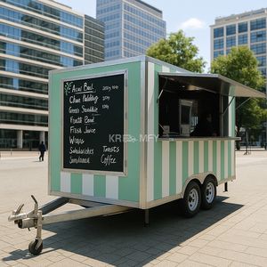 Camión Personalizado Totalmente Equipado, Remolque Multifuncional para Comida, Carrito de Venta de Té de Burbujas, Pizza, Catering y Hot Dogs - Product Image 2