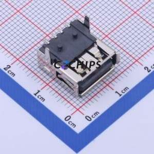 903-232A2026S10200 USB Connector SMD Connector ( Connector Type: Type-A )( Protocol Standard: USB 2.0 )( Gender: Female ) - Product Image 1