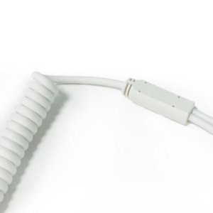 Sonda de <span class=keywords><strong>pie</strong></span> redonda personalizada ángulo recto Mini5P a MX1.25 3P/4P conjunto de cable de resorte para equipos médicos - Product Image 4