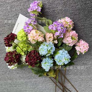 Fleurs artificielles en forme de boule de neige Jinxi, 70 cm, fleurs en soie, décoration de mariage, accessoire de décoration pour la maison - Product Image 3