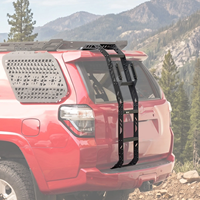 BEVINSEE Échelle de hayon tout-terrain évolutive 300 lb pour Toyota 4Runner 2010-2024