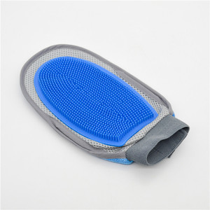 Özel pet kedi temizlik eldiveni Pet kedi ve köpek bakım eldiven köpek nazik banyo masaj eldiveni - Product Image 4