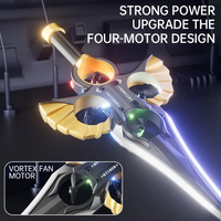 Nouveauté 2026 : Jouet d'avion RC Épée Volante, Portée 50m, Télécommande 4 Canaux, Retour Automatique, Fonction Suivez-moi, Batteries Incluses