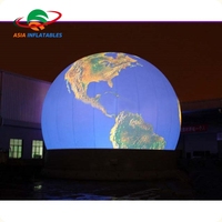 Dôme de projection gonflable 360 degrés, spectacle laser, tente de projection gonflable pour événements