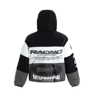 Giacca da Corsa con Cappuccio LAYENNE per Uomo, Multicolore, con Zip, Imbottita, Oversize, Invernale - Product Image 3