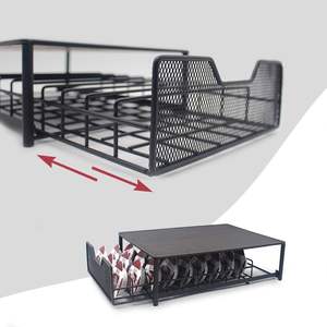 Tiroir de rangement pour dosettes de café pour <span class=keywords><strong>Tassimo</strong></span>, porte-capsules de café 54 pièces, support pour <span class=keywords><strong>machine</strong></span> à café avec organisateur de dosettes - Product Image 4