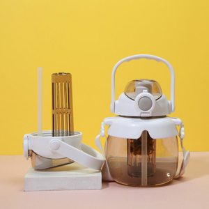 Bouteille d'eau isolée Space 5 gallons en verre pulvérisé pour enfants avec revêtement en poudre pour la gymnastique sportive - Product Image 4