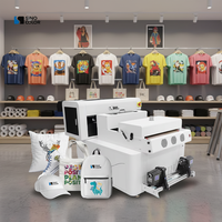 Impresora DTF de Alta Velocidad de 40/60/80 cm con Agitación de Tinta Blanca para Impresión Textil DIY en Camisetas, Sudaderas y Bolsas de Lona