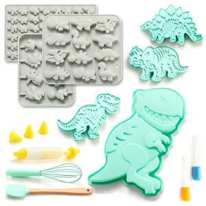 Dinosauro giocattolo per bambini torta cucina cottura mini mini mini kit di cottura in miniatura