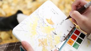 Kit de peinture en <span class=keywords><strong>aquarelle</strong></span> pour enfants, nouveau produit de qualité supérieure, pour croquis, livre de voyage, sécurité à utiliser - Product Image 6