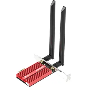 COMFAST CF-BE200 8774Mbps 2*5dBi External Antennas Wifi Dongle Intel Be200NGW BT5.4 PCI-E Adapter Game Network Card