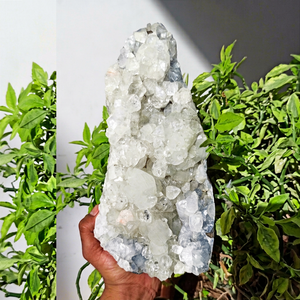 Radha Arts – Vente en gros de grappes de zéolite apophyllite minérale naturelle, spécimens minéraux de stélbite apophyllite en vrac pour la lithothérapie - Product Image 1