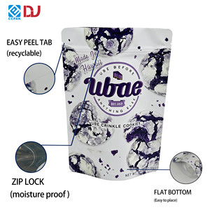 Bolsa de Embalaje Laminada para Galletas de Taro de Grado Alimenticio, Bolsa Reutilizable con Cierre Hermético para Panadería - Product Image 1