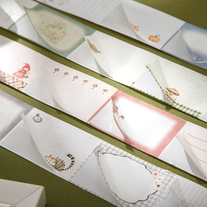 1 rouleau de ruban washi de la série Fairy Tale Chronicles, ruban adhésif pour bullet journal, matériel de collage décoratif de style vintage pour bricolage - Product Image 3