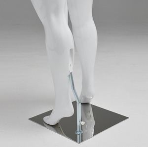 Mannequin féminin de présentation de vêtements, tête d'œuf, électroplaqué brillant, grande taille - Product Image 6