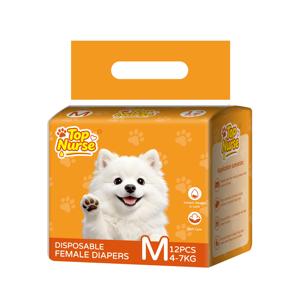Couches jetables pour femelles chiennes, taille M (4-7 kg), 12 pièces, anti-fuites, pour petits chiens – Soin des animaux de compagnie - Product Image 2