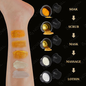 Perlengkapan Pedikur Emas dalam Kotak, Perawatan Spa Kaki Deluxe 5 Langkah, Spa Pedikur Emas dalam Kotak, Mystique 5 in 1 Spa - Product Image 2