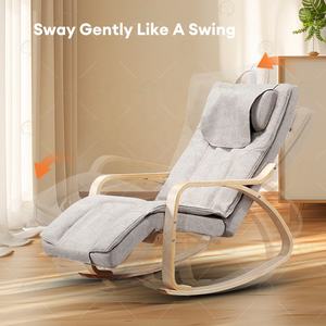 Günstiger Freizeit-Massagesessel mit Liegefunktion, Klopf- und Wärmefunktion, Shiatsu-Entspannung, Vollrücken-Massagesessel, Schaukel-Massagesessel - Product Image 3