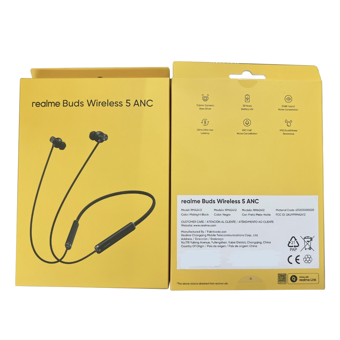 Realme Neckband Box Realme Buds Wireless Neckband Realme Neckband