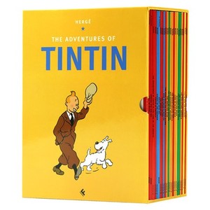 English original Tintin Adventures 23 comic adventure story book gift box set
