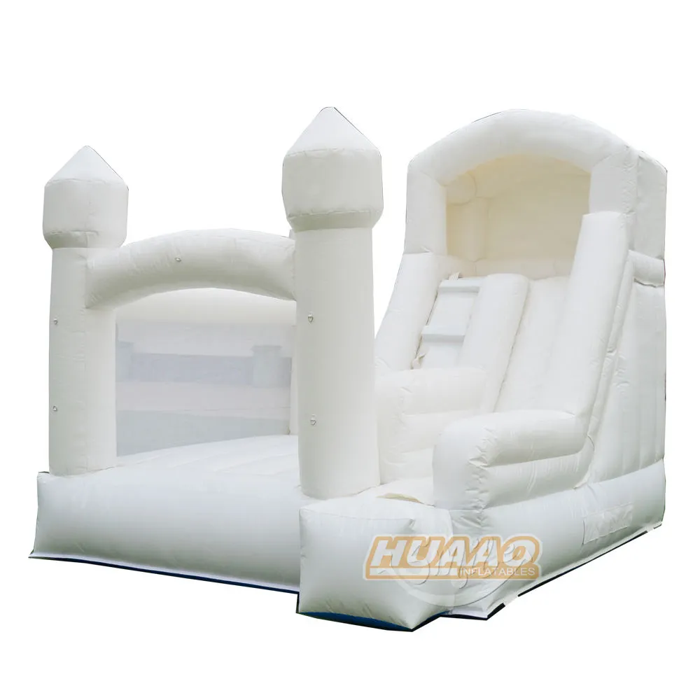 Inflatable Bouncer White Wedding Bouncy Jumping Castle Bounce House