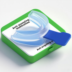 Protector bucal de silicona ajustable de marca privada para ronquidos, muestra gratuita, protector bucal personalizado para <span class=keywords><strong>dormir</strong></span> con estuche. - Product Image 2