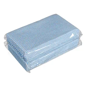 Food Service Wipes Color Coded Cleaning Cloth Spunlace Nonwoven Fabric