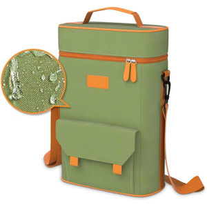 Sac à vin isotherme pliable portable résistant à la chaleur Sac d'extérieur imperméable - Product Image 4