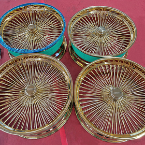 Five <b>Spoke</b> Wire <b>Wheels</b> Aluminum Alloy 13/22/24/26 Inches New High Performance - Product Image 6